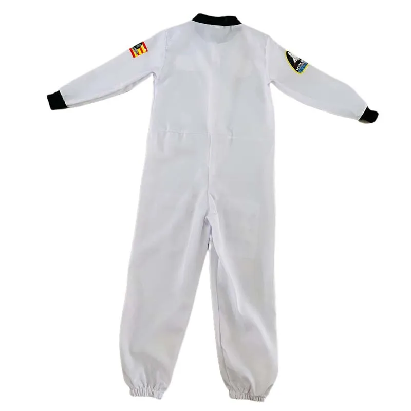Costume Astronaute Bébé 18-24 Mois – Combinaison Spatiale Blanc/Noir, Halloween Carnaval Fête