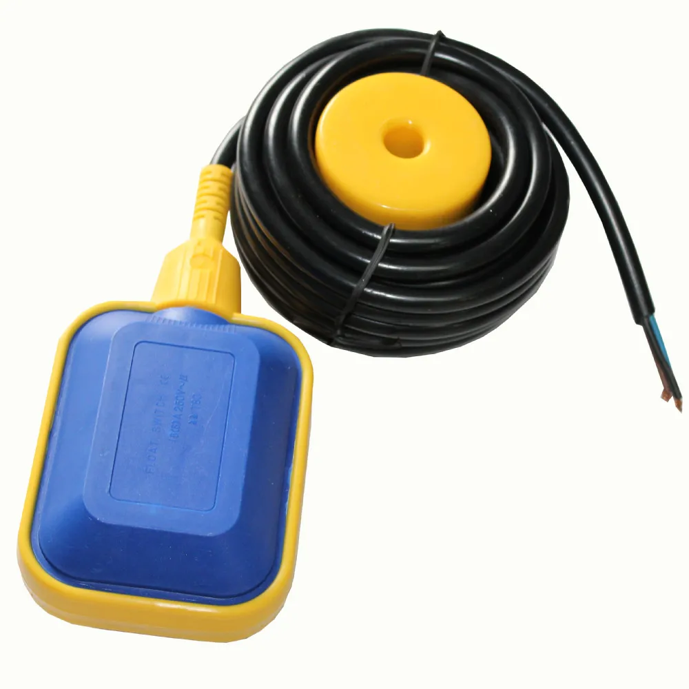Rubber PVC Cable Level Float Switches Water Tank Level Sensors Plastic Cistern Float Switches