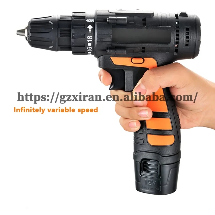 25V Cordless Electric Drill Hammer Rechargeable Electric Screwdriver Impact  Lithium Drill Portable Tools Wireless Charged Drills