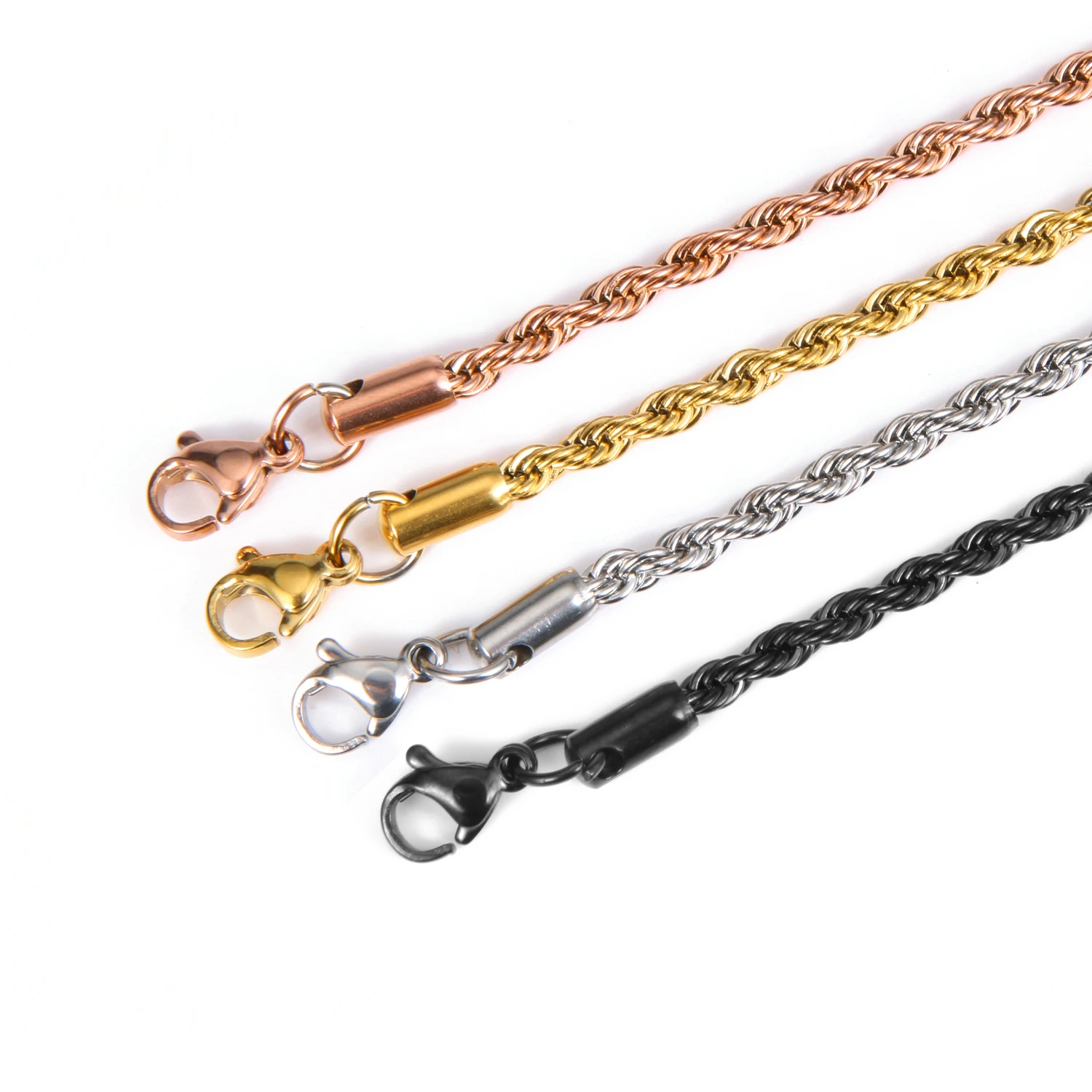 Wholesale Women 18K Gold Plated Stainless Steel Chains