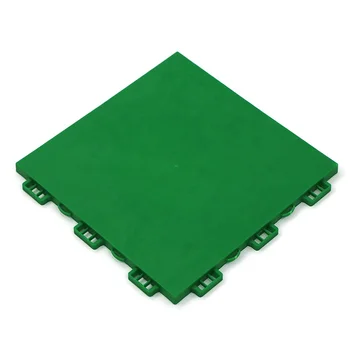 25x25x1.2cm Flat Surface PP Interlocking Tile for Indoor Futsal Court Roller Skating Court Hockey Court