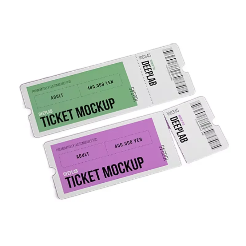 Wholesale Custom Cheap Concert Tickets Arcade Game Raffle Ticket Redemption Tickets Supplier