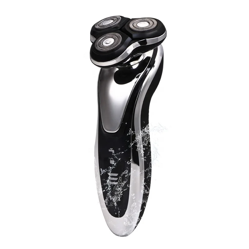 Дешевая моющаяся перезаряжаемая Мужская бритва для бороды Быстрая зарядка электробритва мужчин