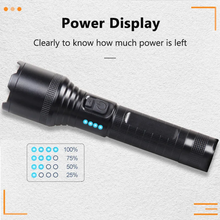 cya-50 rechargeable flashlight PFSN professioner Powerful Waterproof Searchlight with P50 LED Brightest 6000 Lumen Tactical Flashlight Super Bright Torch Best for Hiking Hunting Camping Outdoor Sport Handle everyday lighting easily with the Rayovac handheld LED flashlight Super Bright Tactical Flashlight 2500