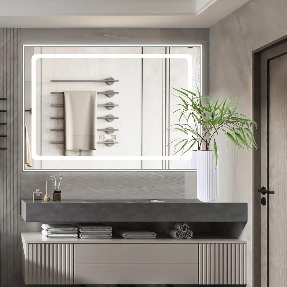 Led Bathroom Smart Mirror Led Bathroom Mirror With Light Smart Mirror