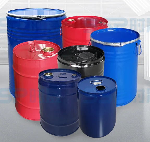 Wholesale Manufacture Type Steel Cylindrical Drums With Capacity 55 L 208l For Storage Or
