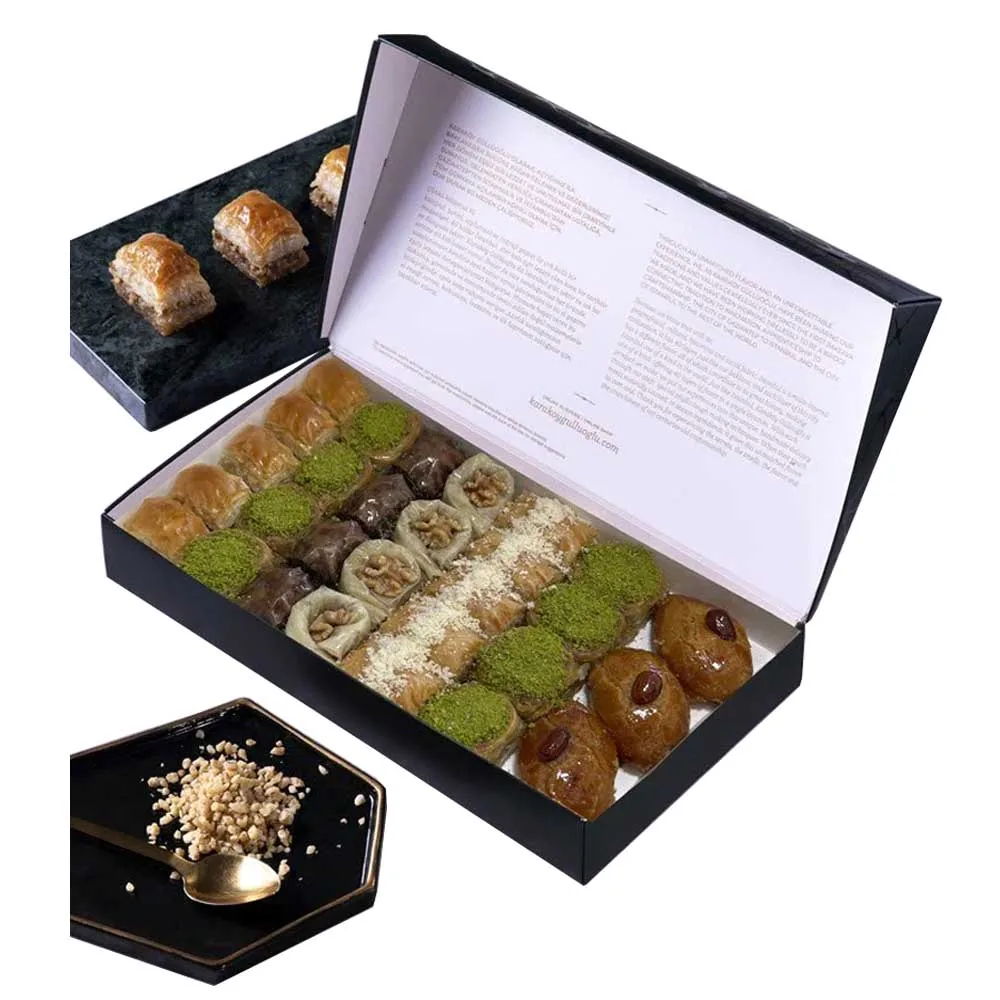 Wholesale Custom Premium Assorted Turkish Packaging Sweet Baklava Box for Baklava