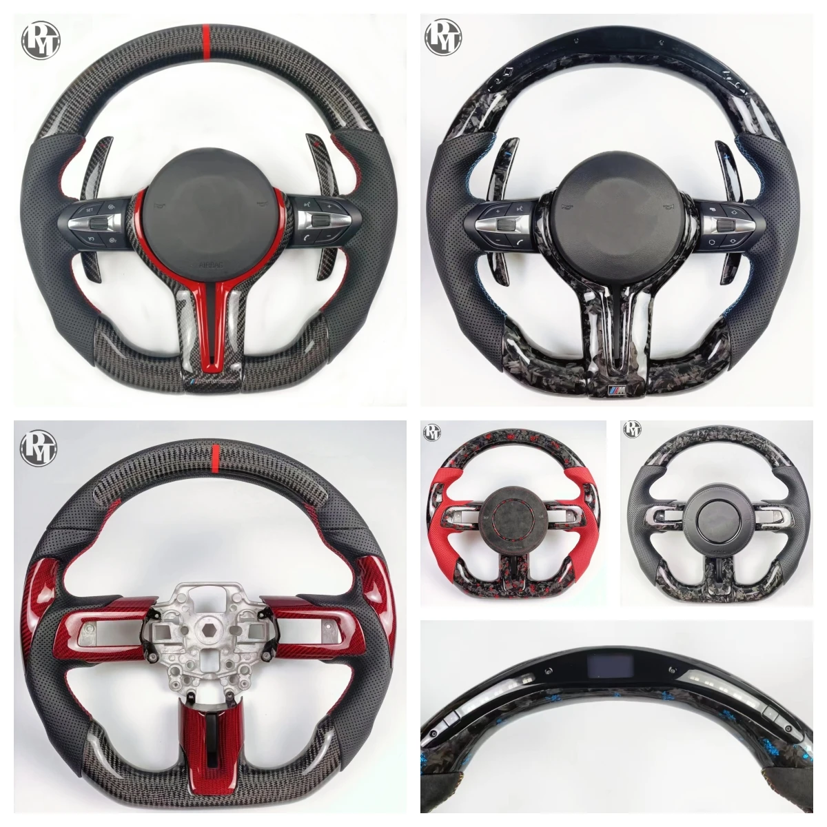 Genuine Carbon Fiber Steering Wheel Customization For Ford Raptor F150