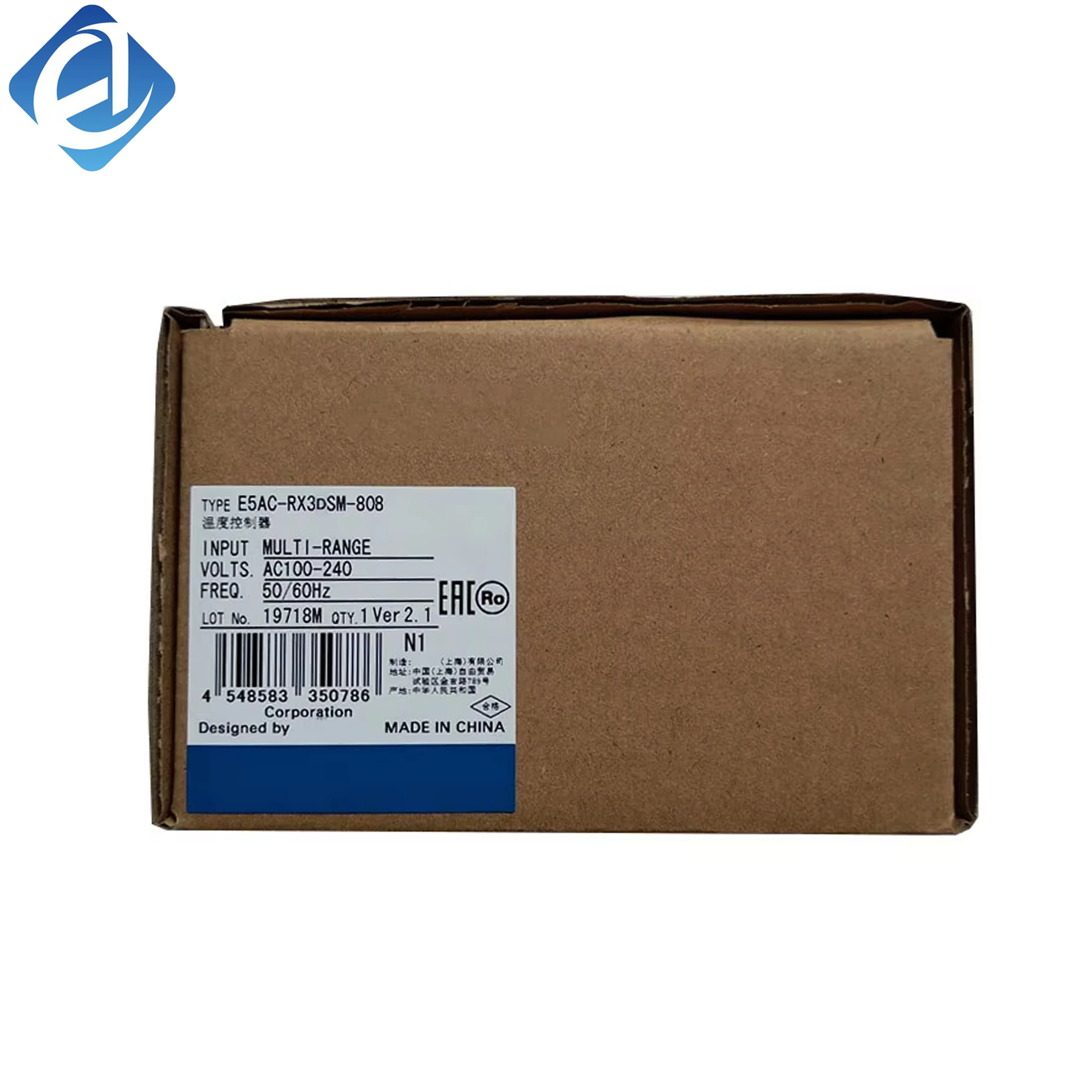 New Original Omron E5AC-RX3DSM-808 series temperature controller. Adopts high-precision sensing and PID control for stable constant temperature regulation. Compact and reliable, suitable for heating, packaging and industrial processing equipment.