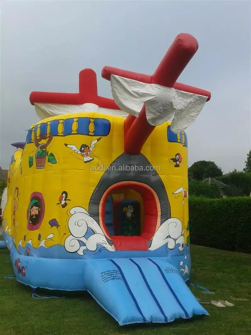 Giant inflatable Galleon Ship Assault Course Bouncy Castles, Inflatable ...