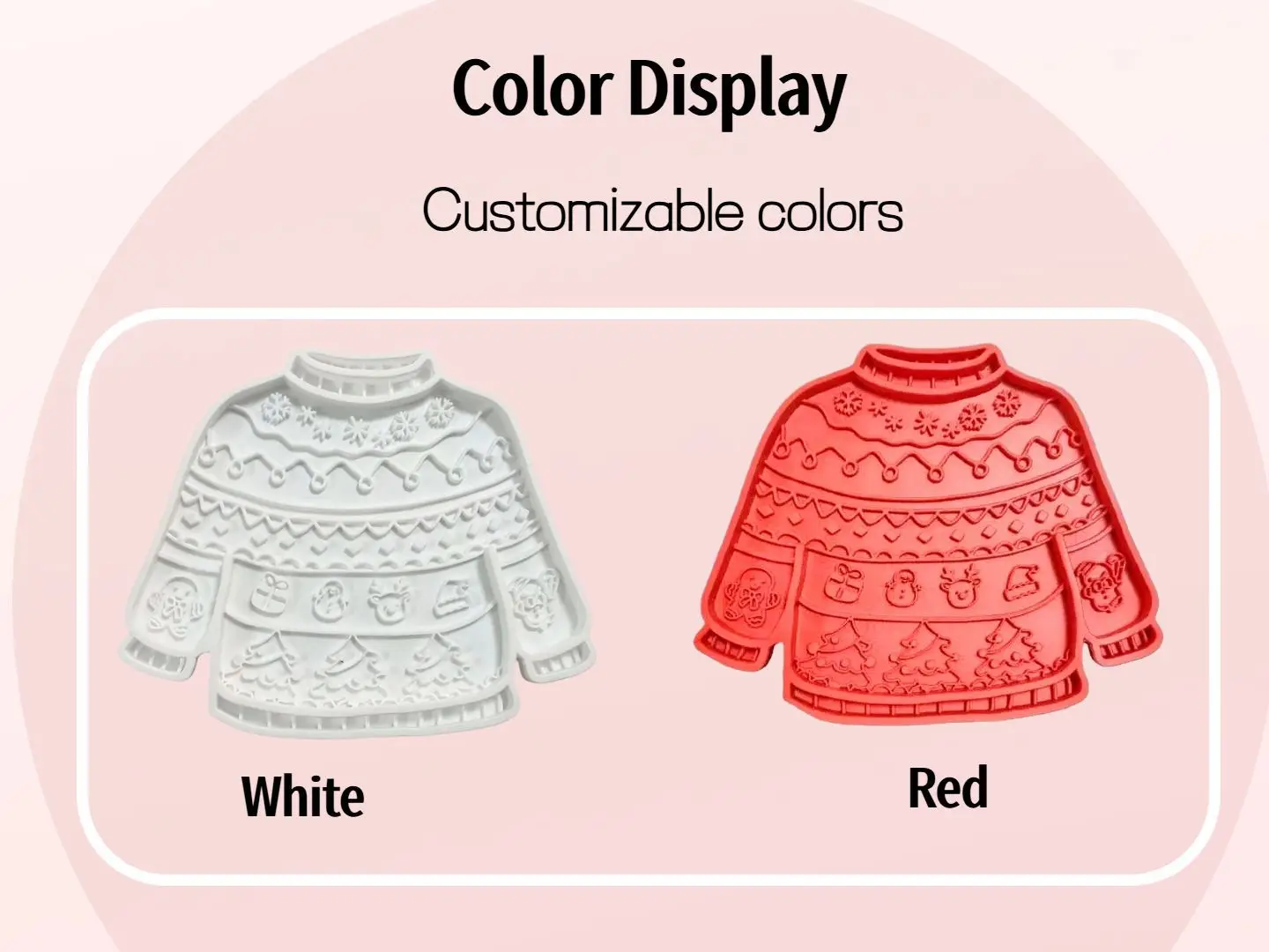 product christmas sweater shaped silicone pet licking mat non slip slow feeding pad with suction cups anxiety relief pet supplies-7
