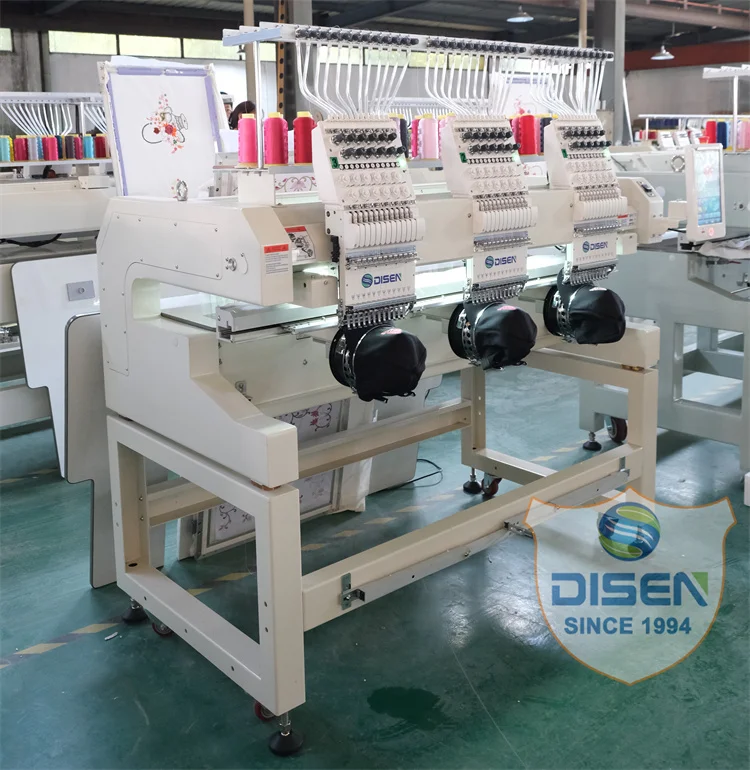 Coustmized Multi-Head 3 Head 4 12 Needles Heavy Duty Structure Industrial Sewing Embroidery Machine Dropshipping Manufacturers