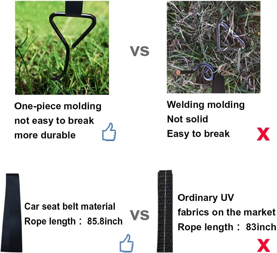 Spiral Ground Anchor Kit Dog Tie Out Trampoline Anchors Stakes Swing