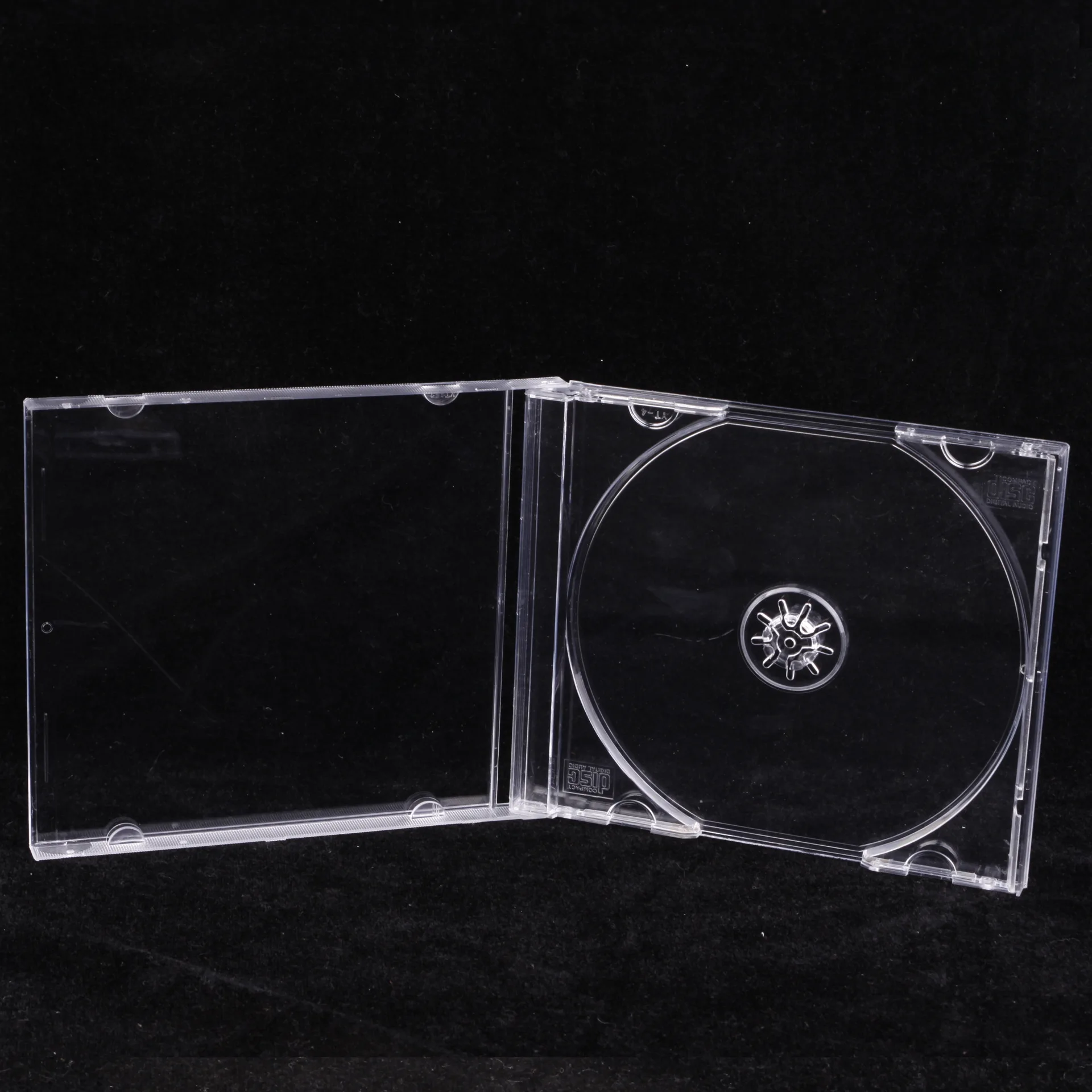 Translucent Color Cd Case Transparent CD Box - Ultra Thin Double DVD Protection Case