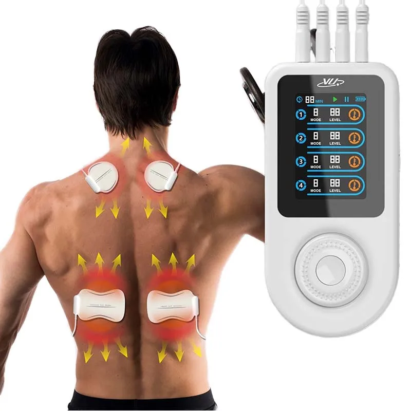 Customized Heating EMS Muscle Stimulator TENS Pulse Therapy Machine