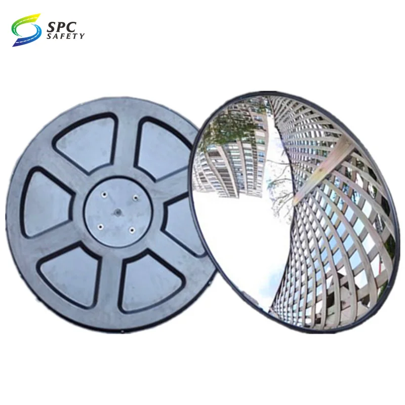 Широкоугольное отражающее безопасное зеркало для потайных углов разных размеров внутреннее противоугонное склада гаража парковки