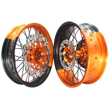 Motorcycle Supermoto Wheels Supermotard Wheel Set For Ktm Exc Sxf Sx ...