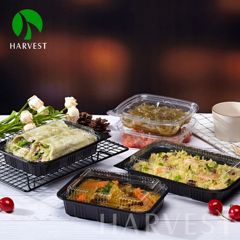 Harvest PP-8510 Disposable PP plastic custom color food box