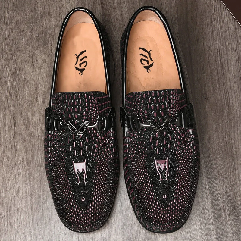 Factory Supply In Ready Stock Top Grade Quality Cow Genuine Leather Office Business Party Wedding Men Dress Oxford Loafers Shoes