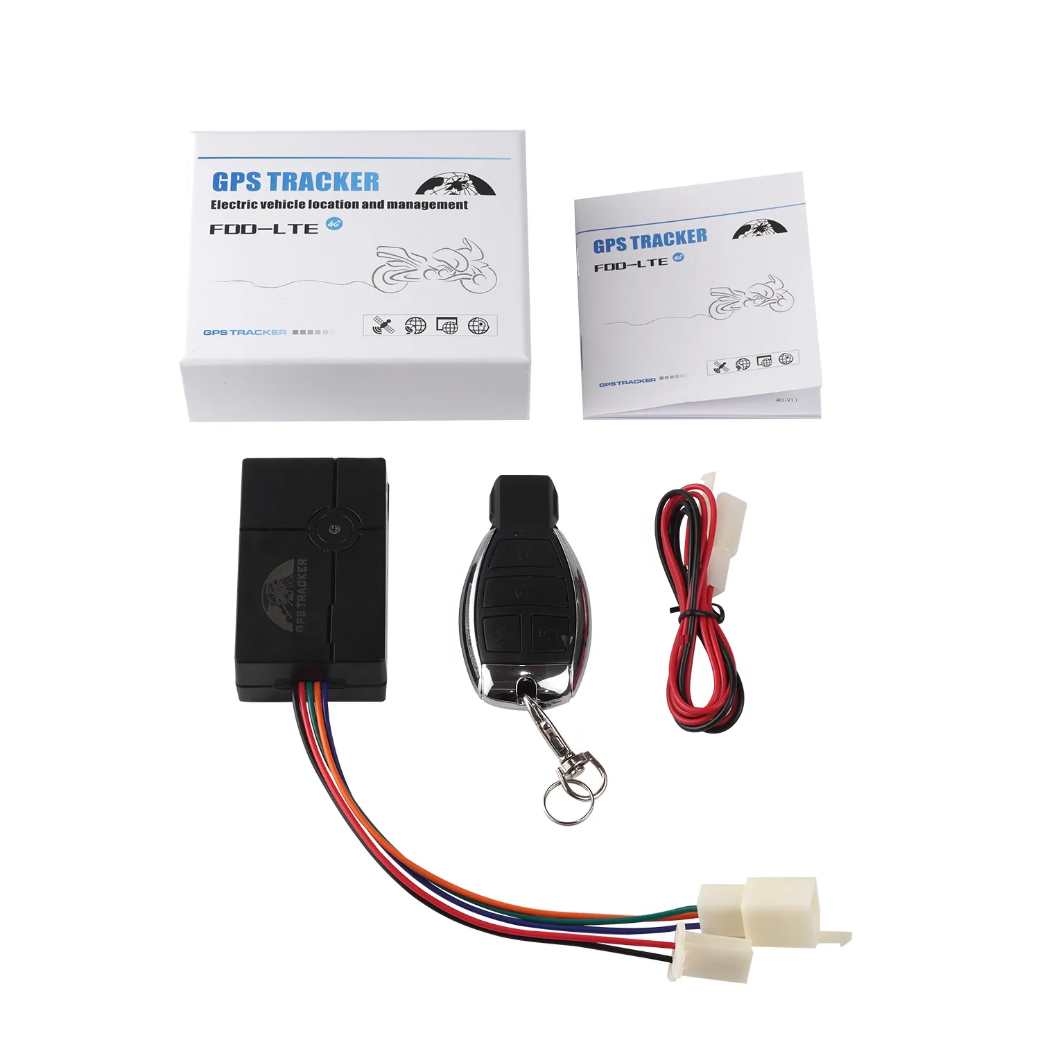 Mini traqueur GPS 4G GPS401A/B/C/D pour voiture moto avec logiciel en ligne et APP du système de suivi gps du véhicule