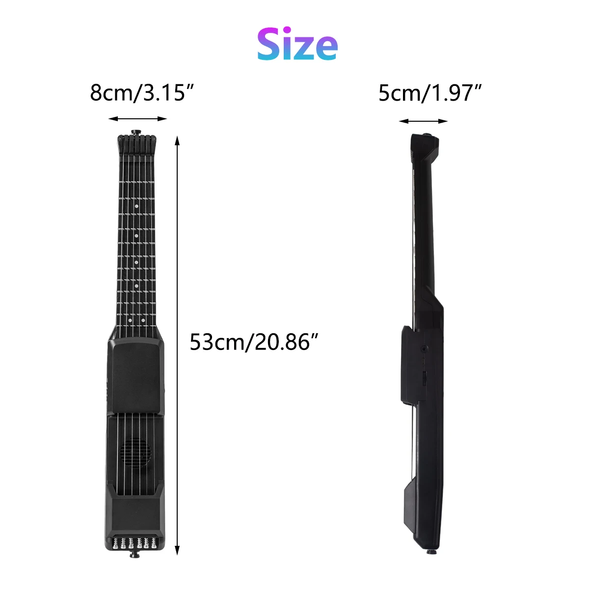 Portable Traveler Smart Guitar Midi Controller - Compact, Wireless