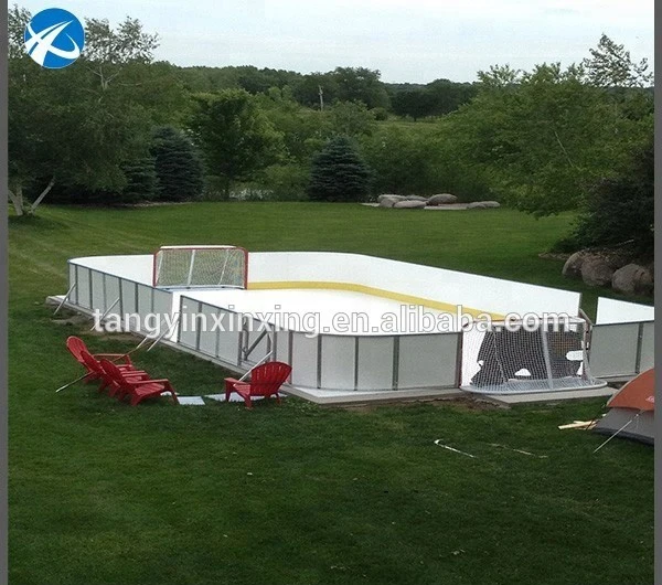 Synthetic Ice Rink Smooth Sheet Eco-Friendly PE HDPE UHMWPE for Plastic Artificial Ice Skating Rinks 15-20mm CNC Cutting