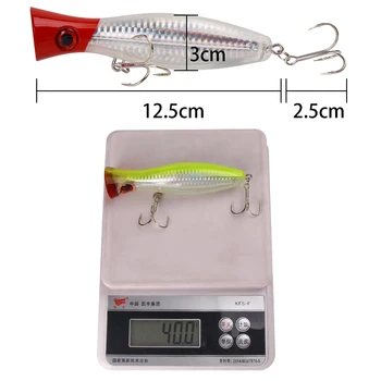 Large Popper Lure 12.5cm/40g TOP WATER Hard Baits Artificial Bait Fishing Lure for Bass – Popper – view 5