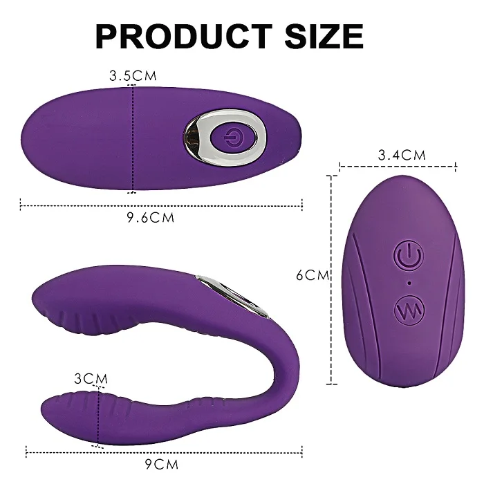 Dual Head Vibrators G Spot Stimulator Women Masturbation Remote Control Vibrator