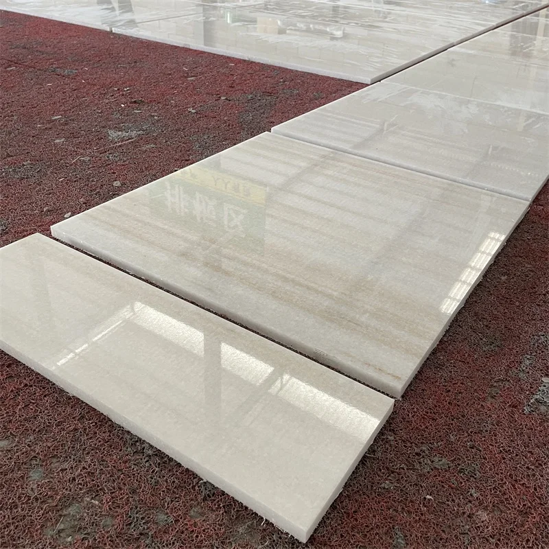 product best price chinese straight grain white onyx tiles for interior floor and wall decoration-4