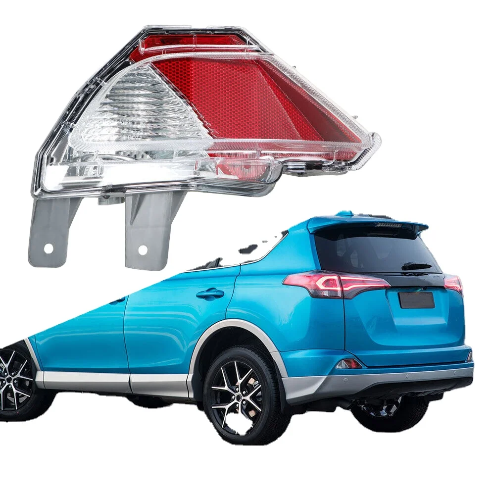 Rear bumper reflector  tail Lights Lamp For Toyota RAV4 2016-2018