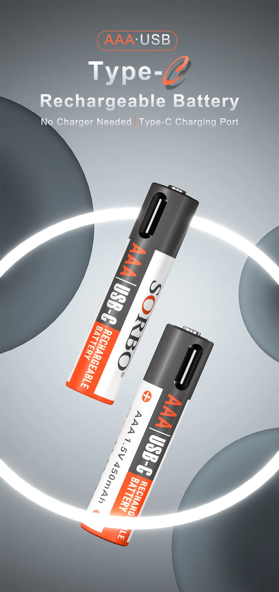 Type C Lithium Rechargeable Aaa Battery Buy Aaa Battery,Lithium