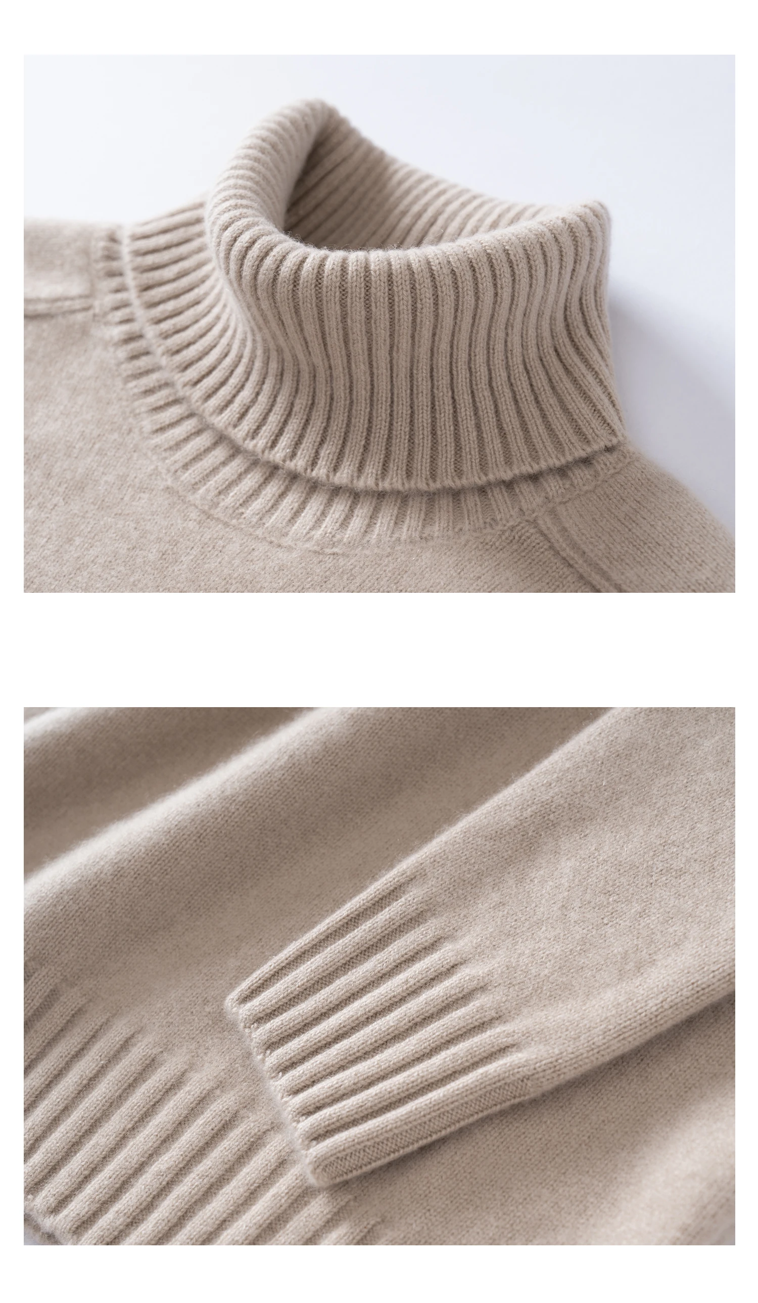 Women's cashmere sweater close-up