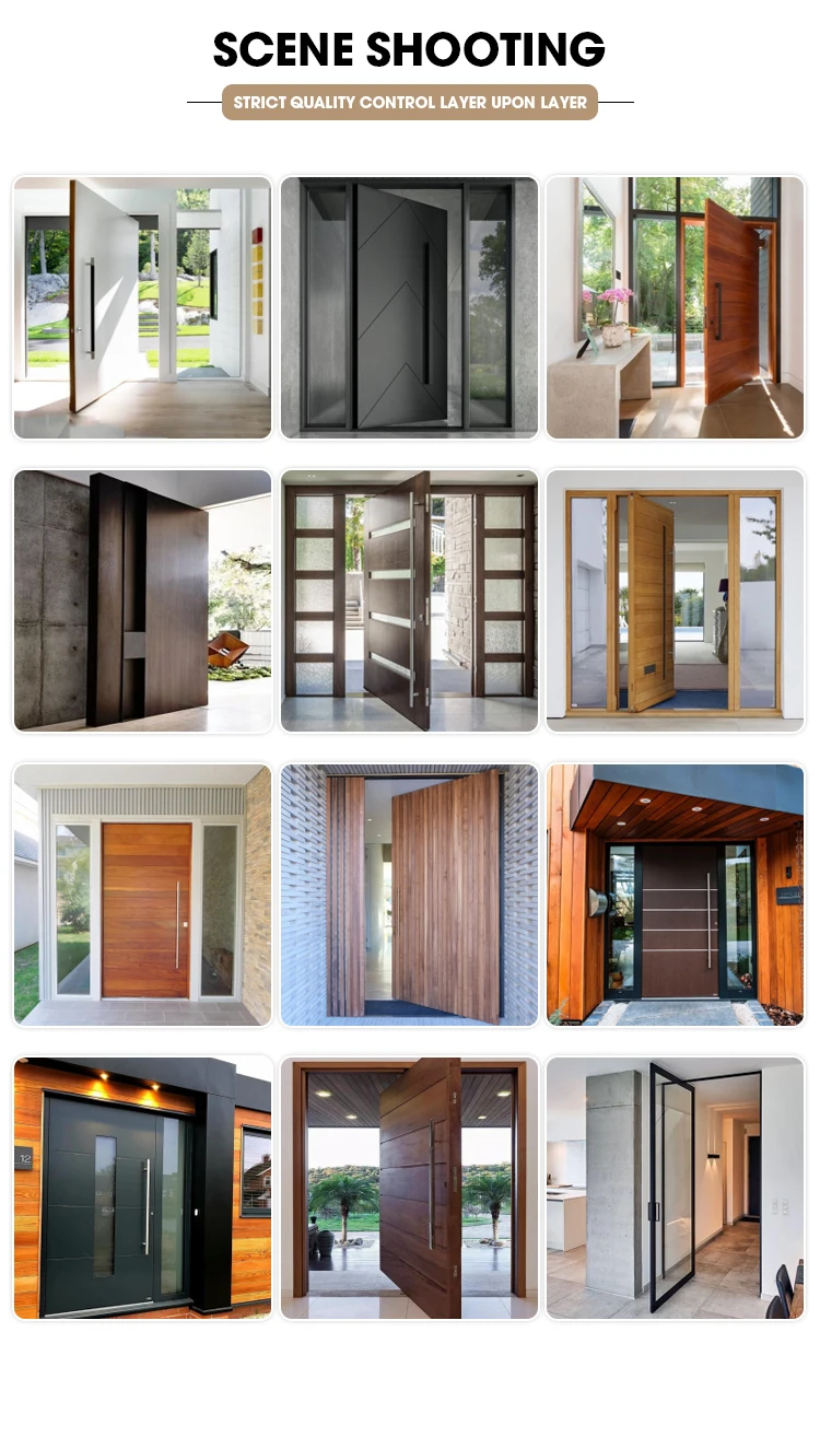 Sliding Pivot Door System Up To 500kg Exterior Metal Aluminium Pivot ...