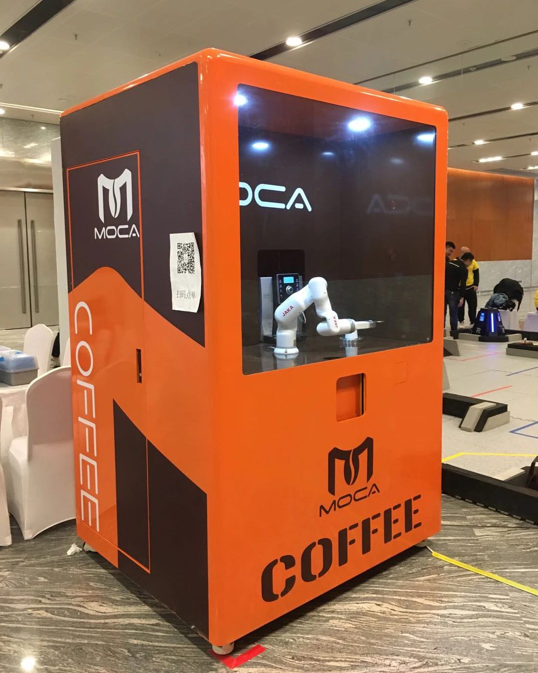 Multifunctional Professional Commercial Robot Coffee Kiosk Robot Coffee ...