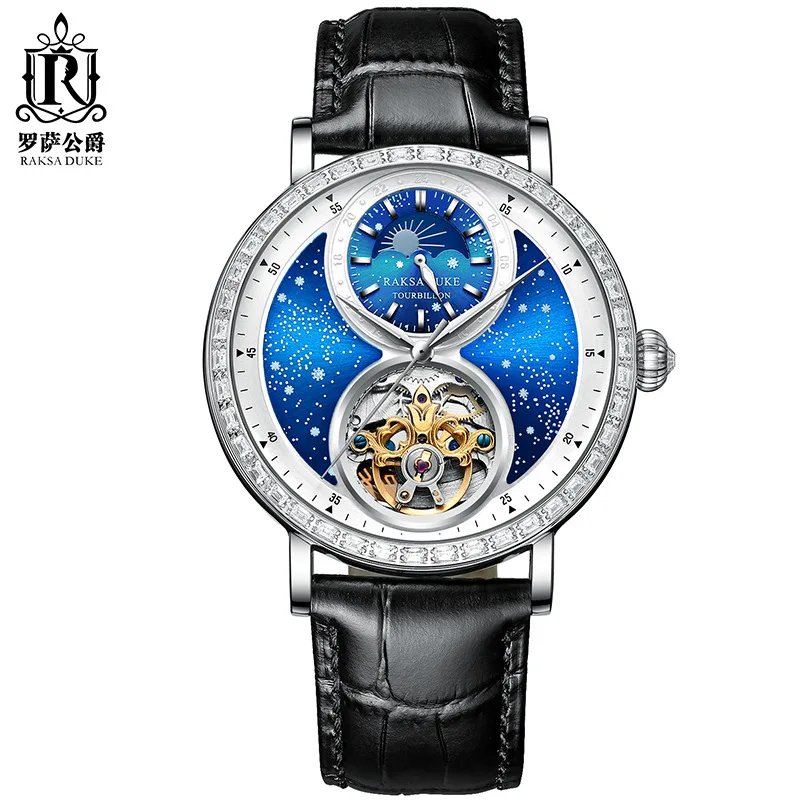 RAKSA DUKE T888-001 - Fashion Men's Watch with Moon Phase
