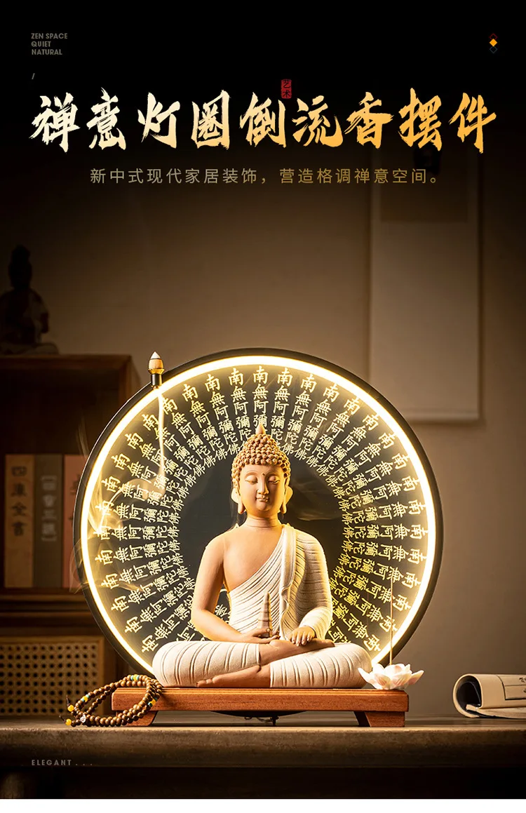 Sakyamuni Buddha Amitabha Medicine Master Buddha Living Room