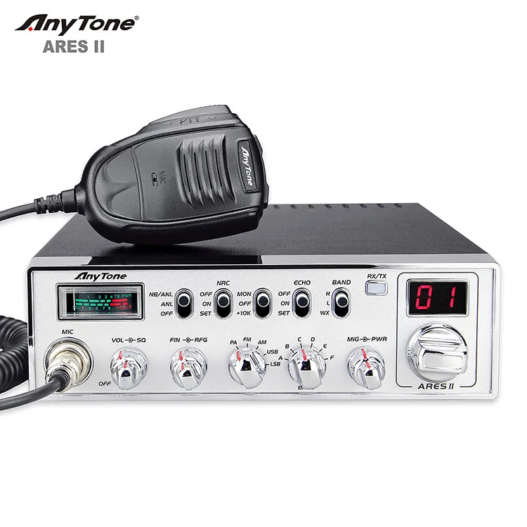 Anytone ARES II AM FM SSB CB Radio - High Power & Features