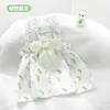 Korean style floral print sundress
