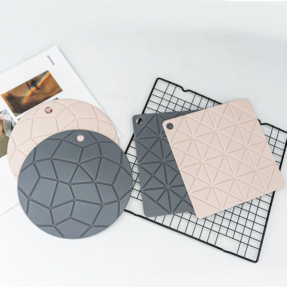 European Style High-Temperature Table Mat Modern Turtle Patterned Insulation Food Grade Silicone Coaster Thickened Pot Mat