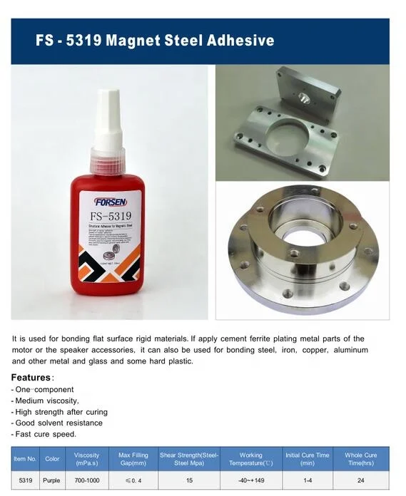 Bonding Glue Of Rare Earth Permanent Materials To Metal