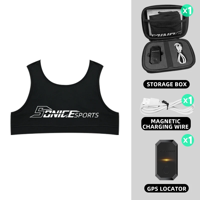 Voetbal GPS Tracker Vest - Fitness Tank Top Voor Sport en Training