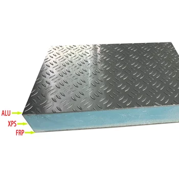 lightweight FRP sheet and xps foam core sandwich panel fiberglass RV composite panel