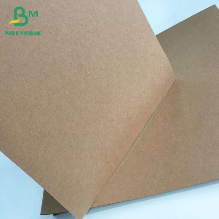 Natural Container Board Unbleached Kraft Paper 300gsm