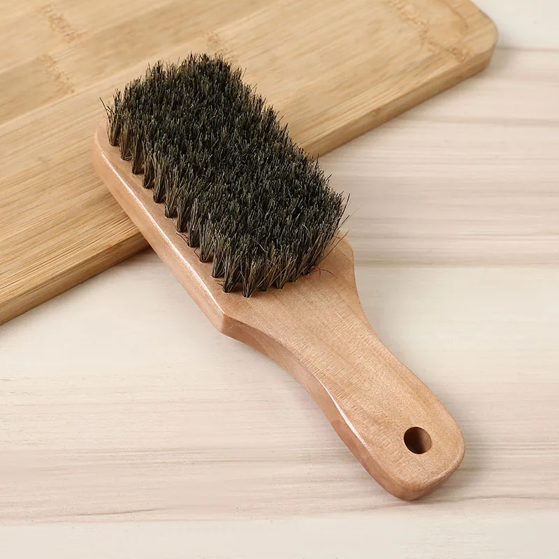 Hot Sale Professional Hair Brush Natural Color Wood Handle Boars Hair