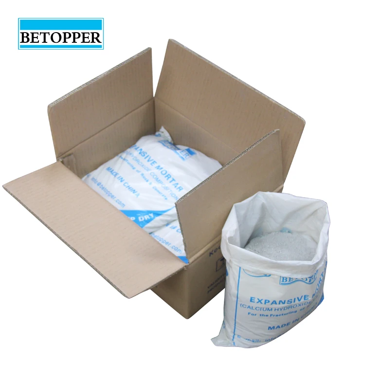 High Quality Stone Cracking Powder and Concrete Demolition Split Agent Expansive Mortar for Hard Rock