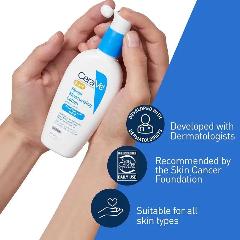 CeraVe Creme hidratante-para-espuma Limpador hidratante Removedor de maquiagem e lavagem facial com ácido hialurônico