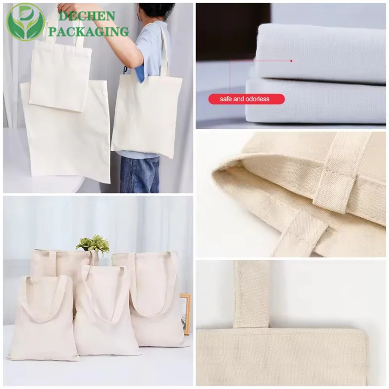 Tote Bag Canva Personalized Canvas Bag