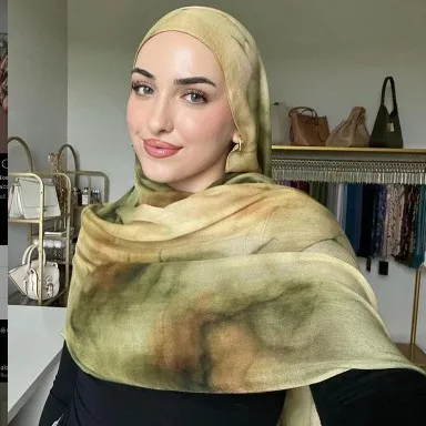 Shop Our Vela New Ombre Marble Soft Rayon Viscose Hijab Scarves