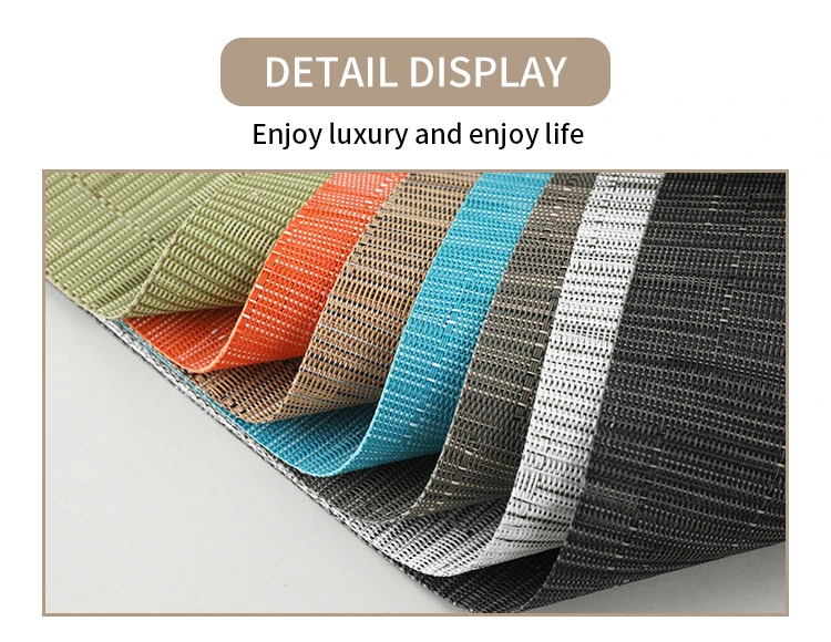 Starunk Hot Selling Wedge Woven Placemat For Round Dining Table Durable