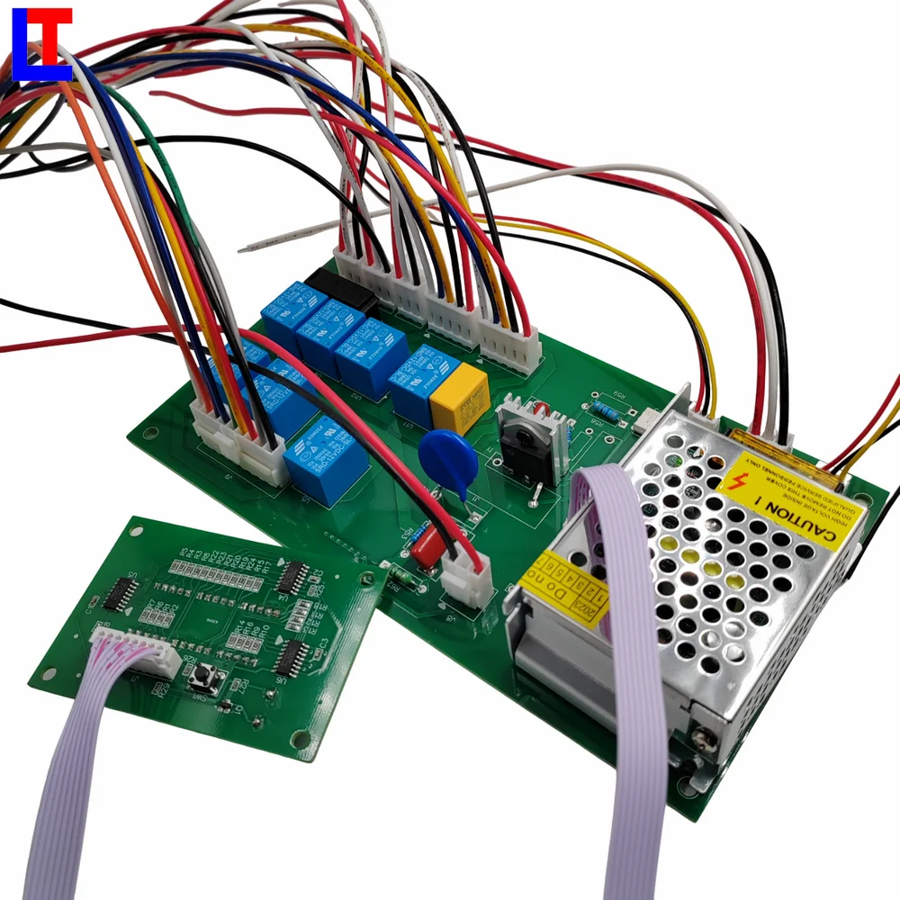 Universal Top Load Washer PCB Control Board Coin Acceptor Copy Board for Coin Operated Washing Machines Top Load PCBA